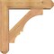 Ekena Millwork Balboa Craftsman Smooth Bracket w/ Offset Brace, Western Red Cedar, 5 1/2"W x 22"D x 22"H BKT0604X22X22BOA04SWR - alternate 4